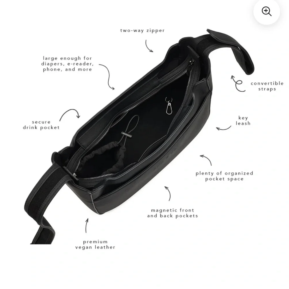 Ayla & Co Black Baby Stroller Organizer Bag